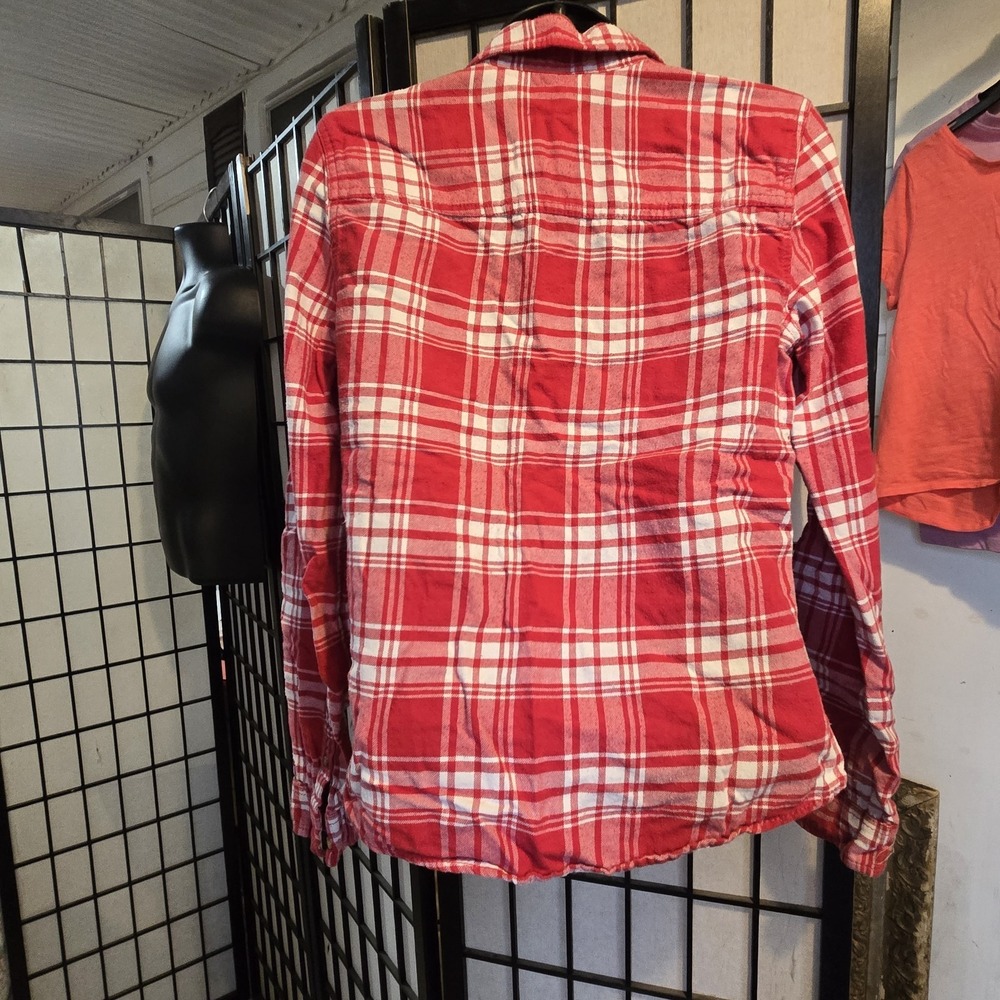 Abercrombie & Fitch A&F M Long Sleeve Button Down Shirt Plaid Check - Picture 8 of 9